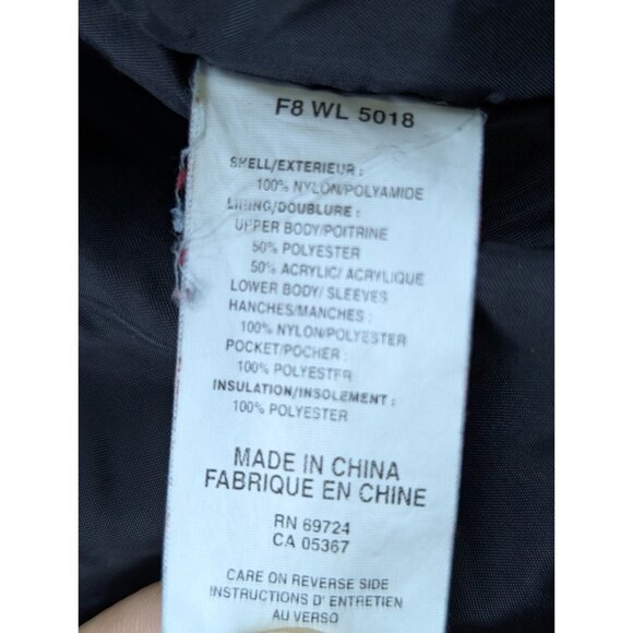 Columbia Womens Medium Blue Black Heavyweight Winter Jacket Lined Full Zip Coat - Picture 15 of 15